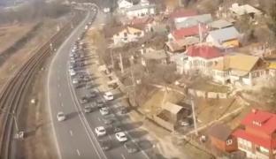 Cozi kilometrice pe drumurile din țară, după vacanța de Revelion
