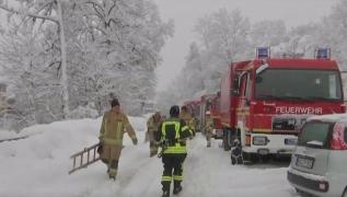 Cod roșu de ninsori în Germania și Austria