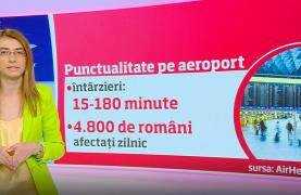 Lipsă de punctualitate pe aeroporturile din România