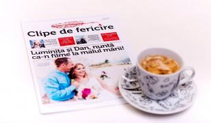 'Clipe de fericire', ziarul în care cititorii îşi găsesc propriile poveşti