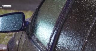 Fenomenul freezing rain a paralizat sudul României. Sute de oameni au ajuns la spital