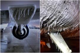 Trafic feroviar și aerian, paralizat de ploaia înghețată. Mii de oameni au rămas blocați în aeroporturi și gări