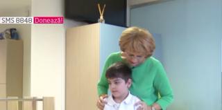 Vreau să ajut. La nouă ani, Ioan este un băieţel cu umor, poftă de viaţă şi voinţă. Nu poate merge, dar visează să devină portar