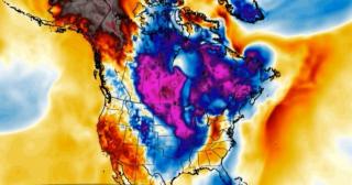 Un vortex polar aduce temperaturi record în Statele Unite