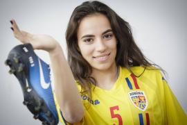 Ea este tânăra din Cluj-Napoca, declarată cea mai bună jucătoare de fotbal din România