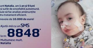 Vreau să ajut. Natalia are encefalită autoimună