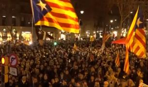 Manifestație pentru eliberarea secesionistilor acuzaţi de rebeliune