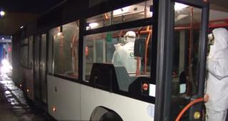 Autobuzele din București, dezinfectate pentru a preveni gripa