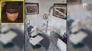 Costel, zidarul cu 8 clase care s-a dat drept dentist, avea acasă un cabinet stomatologic în toată regula