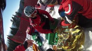 Adolescentă de 16 ani riscă să rămână paralizată, după un accident pe pârtie, la Sinaia