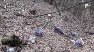 Marginea oraşului Bocşa s-a transformat în rampă clandestină de gunoaie