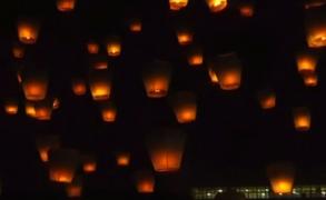 Festivalul lampioanelor zburătoare, al Anului Nou Chinezesc, în Taiwan