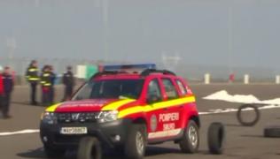 Salvatorii de la ISU Mureş, antrenament pe circuit de mare viteză