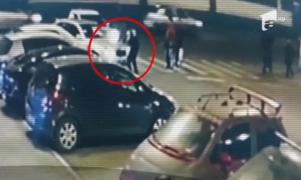 Imagini şocante filmate în Bucureşti. Un şofer a trecut intenționat cu maşina peste picioarele unui pieton