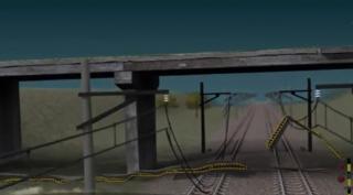 Animaţie. Cum s-au prăbuşit bucaţi din podul de la Ploieşti, cu puţin timp înainte ca un tren să treacă pe sub el (Video)