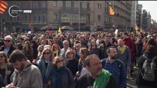 Violențe la un protest al separatiștilor din Catalonia