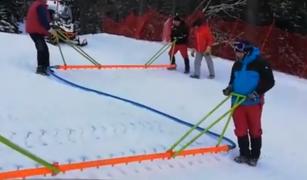 Pârtie din Poiana Braşov injectată cu apă, premieră în România