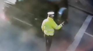 Şoferul care a spulberat un poliţist din Oradea dă explicaţii după accident (Video)