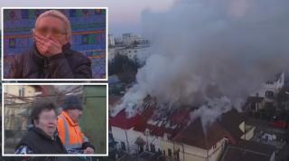 Opt familii au rămas pe drumuri după incendiul care a devastat o vilă din Iaşi