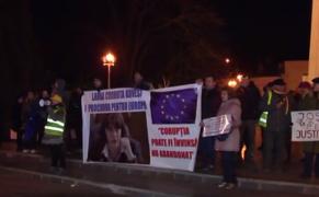 Noi proteste din cauza ordonanţei care modifică legile justiţiei. Peste 2000 de oameni au ieşit în stradă
