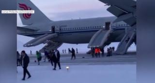 Aterizare la capătul lumii, în Siberia, după o alertă cu bombă