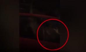 Băiețel surprins la volanul unei mașini, în Brașov