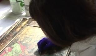 Icoane vechi de sute de ani, salvate în Centrul de restaurare al Bisericii Ortodoxe din Sibiu