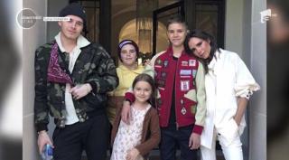 Copiii soţilor Beckham suferă de dislexie, asemeni mamei lor, Victoria Beckham