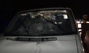 Accident mortal pe DN 3. Un bătrân şi-a pierdut viaţa după ce a fost lovit în plin de un autoturism