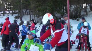 Zeci de copii au luat cu asalt pârtiile de schi de la Arieşeni într-un concurs pentru Cupa Gândăcel