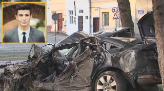 Studentul din Mureș care a lovit cu 200 de kilometri pe oră o dubă, abia venise acasă, la părinți