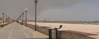 Faleza de opt milioane de euro, dintre Mamaia şi Năvodari, arată jalnic