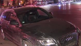 Accident în Capitală, după ce unui şofer i s-a făcut rău la volan. Un biciclist a fost spulberat de maşină (Video)