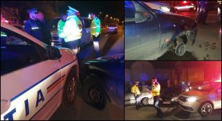 Urmărire ca-n filme cu focuri de armă, în Timișoara. Şoferul fugar a condus kilometri întregi fără o roată (Video)