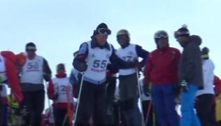 Veteranii schiului din toată ţara şi-au dat întâlnire la Sinaia (Video)