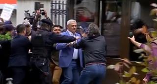 Agitație la sosirea lui Liviu Dragnea la Înalta Curte de Casaţie şi Justiţie