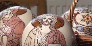 Un ou de Paște ilustrat artistic poate să coste şi câteva sute de lei
