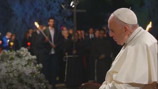 Drumul Crucii, la Colosseum, în Vinerea Mare a catolicilor