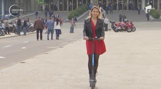 Trotineta electrică are tot mai mulți fani români