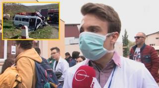 Sebastian, elev olimpic din microbuzul răsturnat în Cluj: ”M-am trezit după 15 minute”