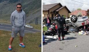 Poliţist pe motocicletă, mort după un cumplit accident la Stâlpeni, în Argeş
