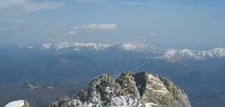 Avalanşă surprinsă pe Vârful Omu, de un ghid turistic (Video)