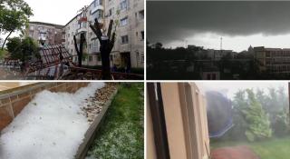 Furtună puternică la Timișoara, în Sâmbăta Mare. Vijelia a provocat pagube însemnate