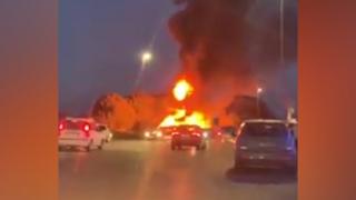 Locuința improvizată a unor români a sărit în aer, în Italia (Video)