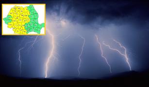 Furtuni și ploi torențiale în noaptea de Înviere. Meteorologii anunță vreme instabilă și de Paște