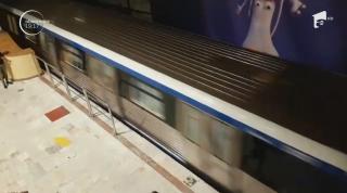 Balustrada de protecție într-o stație, singura măsură după tragediile de la metrou