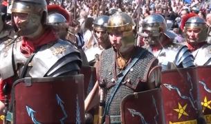 Luptele dintre daci și romani, reconstituite la Festivalul Apulum din Alba Iulia
