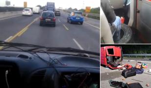 Imagini Live pe Facebook din microbuzul cu români implicat în accidentul din Germania