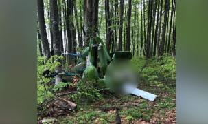 Elicopter rusesc, prăbuşit într-o pădure din nordul ţării, în timp ce zbura clandestin deasupra României