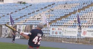Baseball cu militarii americani de la baza Mihail Kogălniceanu din Constanța